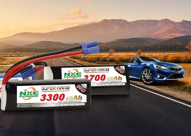 車模電池成品展示